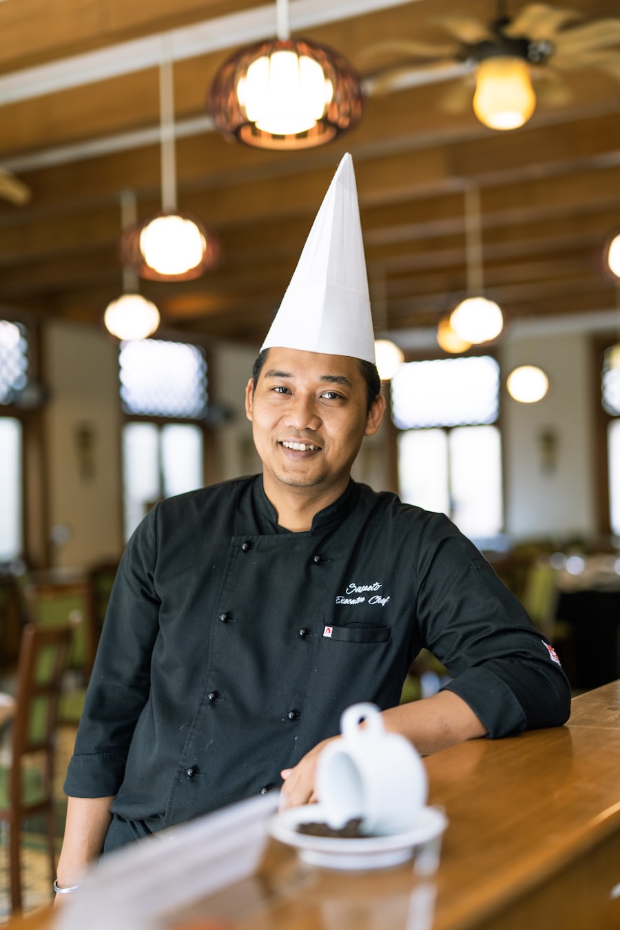 Professional kitchen staff at work